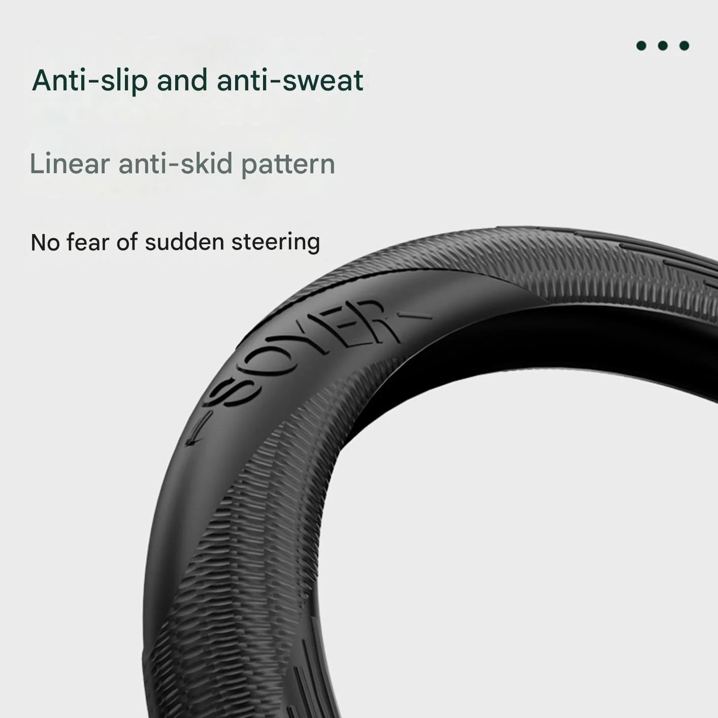 Summer fashion non-slip four-season universal soft silicone car steering wheel cover for men and women Beauty World Shop