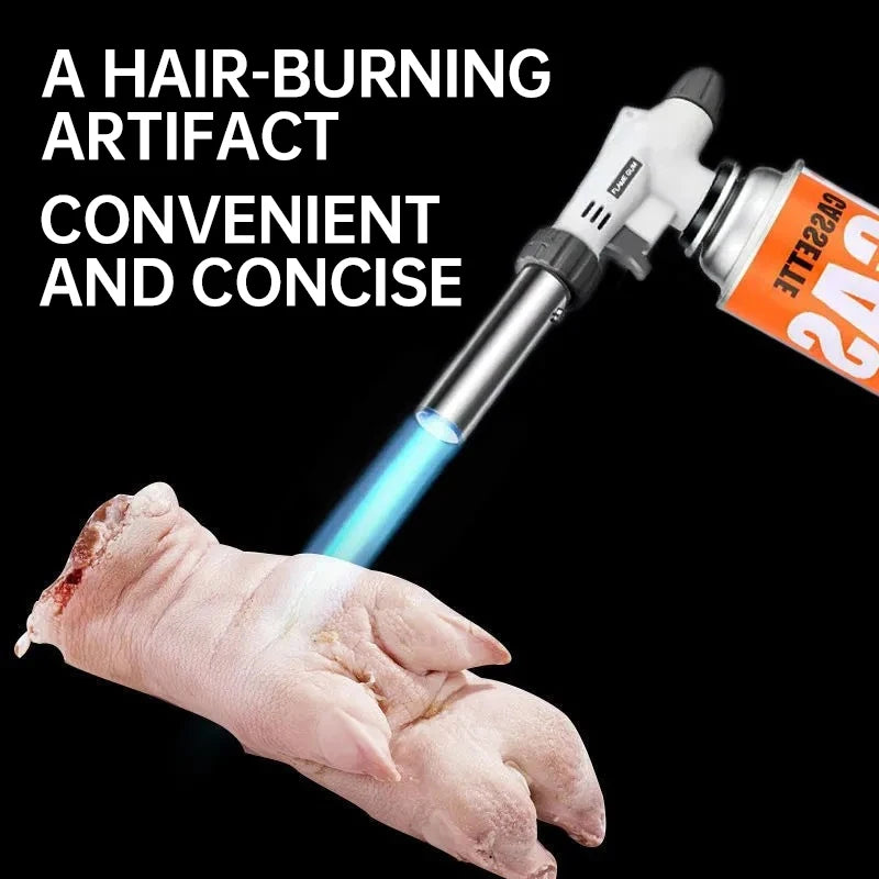Portable Flame Gun, Cooking Spontaneous Combustion Butane Gas Torch, Lighter, Welding Burner, Gas Torch Barbecue Camping Cooking Beauty World Shop