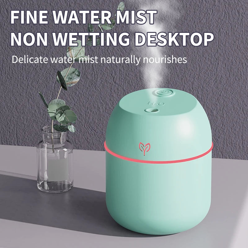 220ML big fog amount usb air humidifier Small desktop humidifier home intelligent car aromatreatment machine Beauty World Shop