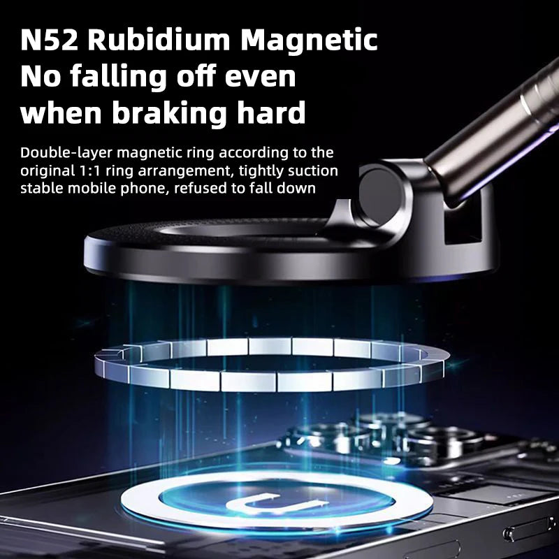 HOMEFISH K007 Magnetic Phone Holder｜Three-axis Rotation For Free Adjustment｜A Convenient Choice For Multiple Scenarios. Beauty World Shop