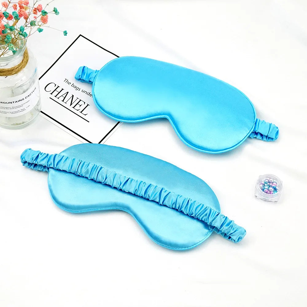 Imitated Silk Eye Patch Shading Sleep Eye Mask Eyepatch Travel Relax Cover Eyeshade Health Sleeping Shield Eye Care Tools Beauty World Shop