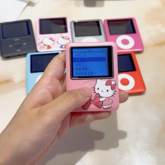 kawaii hello kitty Student MP3 Cartoon anime Portable mini music Walkman sports companion Sound can be played externally new Beauty World Shop