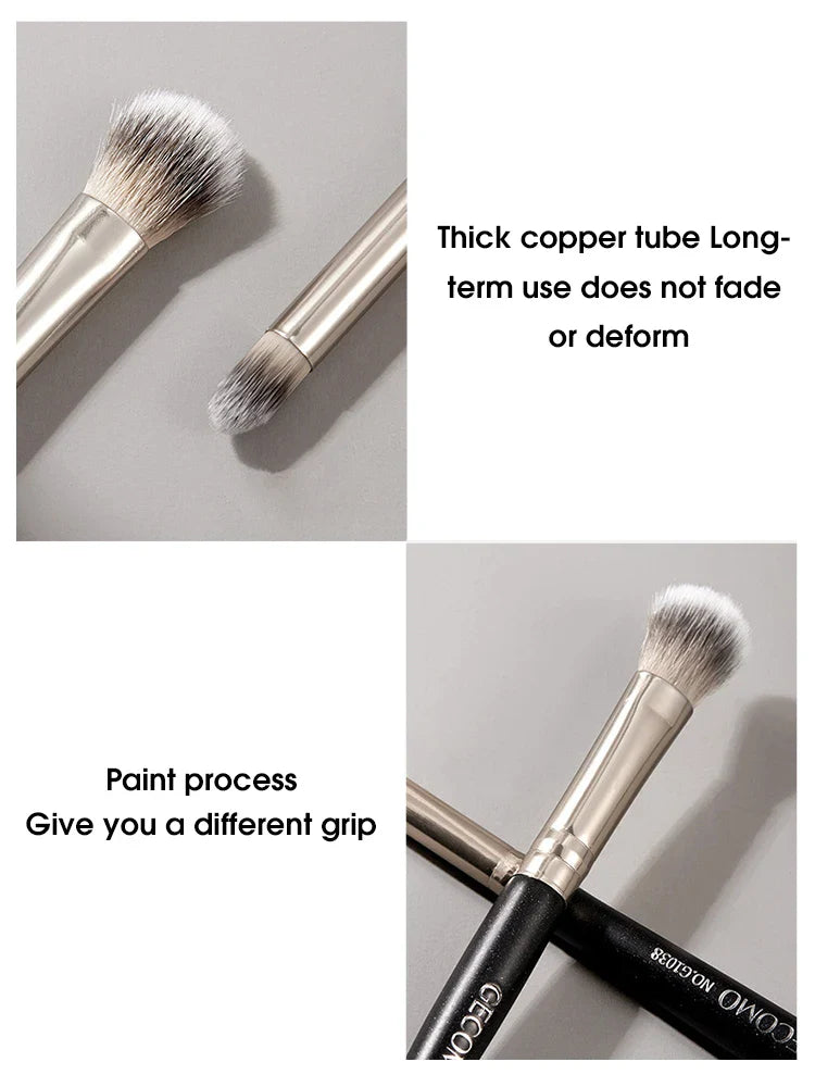 Double-headed painting eyeshadow brush novice makeup brush soft hair does not eat powder natural dizzy dye easy makeup Beauty Trend Shop