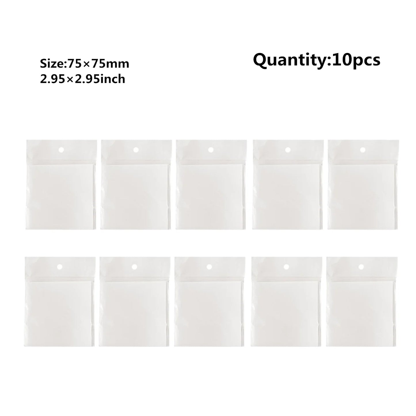 50 Sheets Transparent Sticky Note Pads Waterproof Self-Adhesive Memo Notepad School Office Supplies Stationery Beauty World Shop
