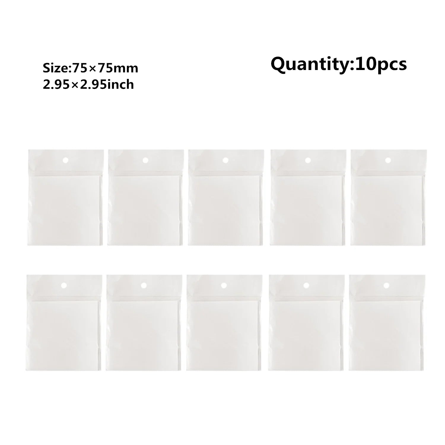 50 Sheets Transparent Sticky Note Pads Waterproof Self-Adhesive Memo Notepad School Office Supplies Stationery Beauty World Shop