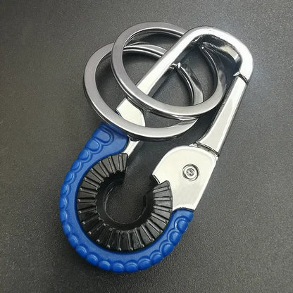Keychain Buckle for Men Stainless Steel Key Ring Key Chain Hook Outdoor Carabiner Climbing Keyfob Accessories Beauty World Shop