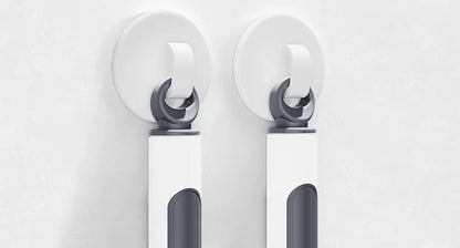 Water Spray Silicone Toilet Brush 40cm Long Handle Refillable Silicone TPR Brush With Wall-Mounted Bathroom Cleaning Accessories Beauty World Shop