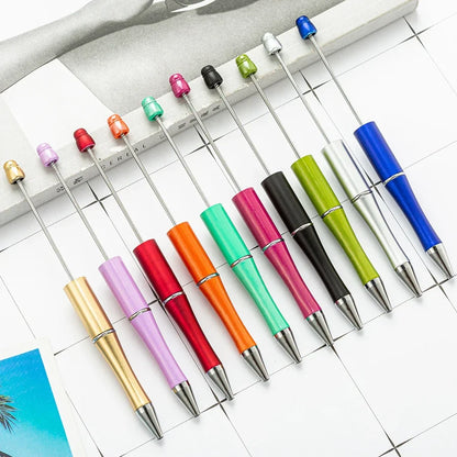 10 Pcs Mixed Beaded Ballpoint Pen Creative Beadable Pen Wedding Party Guest Gift Guest Christmas Decor for Home 2026 Beauty World Shop