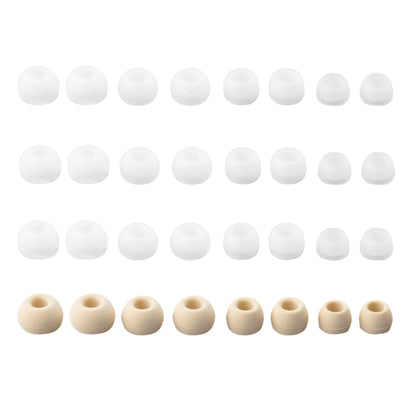 1/16 Pairs(S/M/L/XS) Soft Silicone Replacement Eartips Coffee Clear Earbuds Replacement Ear Pads For KS1 KZ BL03 Earphone New