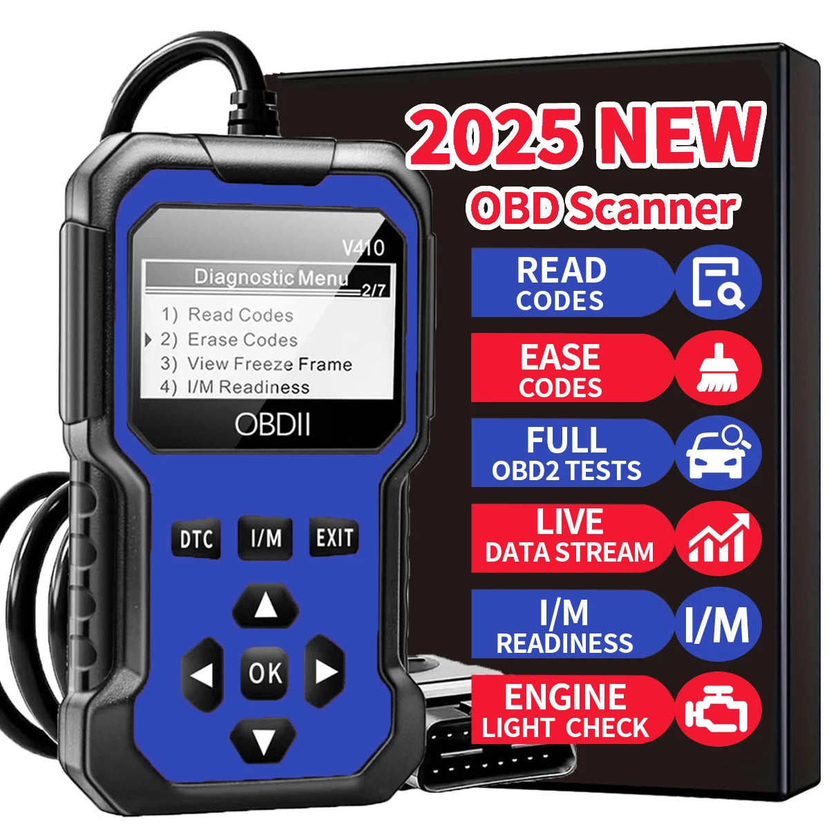 Car Obd2 Scanner Diagnostic Tool Code Reader Engine Fault Code Reader Scanner Can Diagnose All Obd Ii Protocol Cars since 1996 Beauty World Shop
