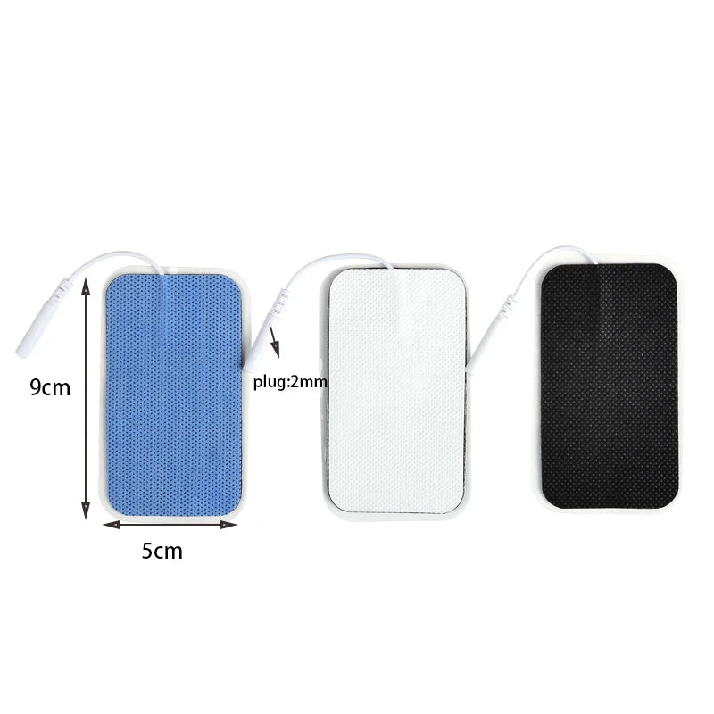 Self Adhesive Reusable Electrode Patches, Non-woven Fabric Electrode Pads, TENS Unit, EMS Muscle Stimulator, Replacement Sticker Beauty World Shop