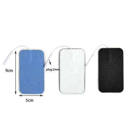 Self Adhesive Reusable Electrode Patches, Non-woven Fabric Electrode Pads, TENS Unit, EMS Muscle Stimulator, Replacement Sticker Beauty World Shop