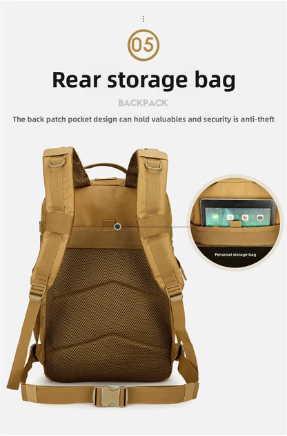 Adjustable Shoulder Straps Hiking Backpack Zipper Closure Travel Sports Camping Mountaineering Cycling Outdoor Unisex Foldable L Beauty World Shop