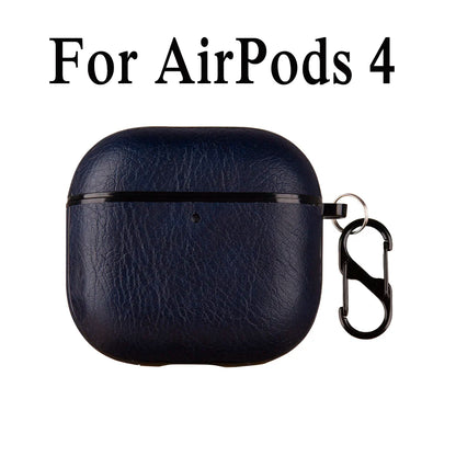 Leather PU Earphone Cover For AirPods Pro 3 2025 Case For AirPods Pro 2 2nd Pro2 Cases For AirPods 4 3 2 1 Funda Headphone Coque