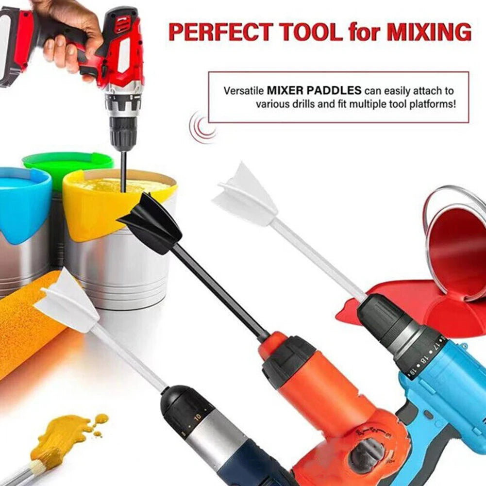 Epoxy Mixer Paint Drill Attachment Paddle Consistency Liquids Resin Head Stirrer Mixer Paint Resin Attachment With Drill Chuck Beauty World Shop