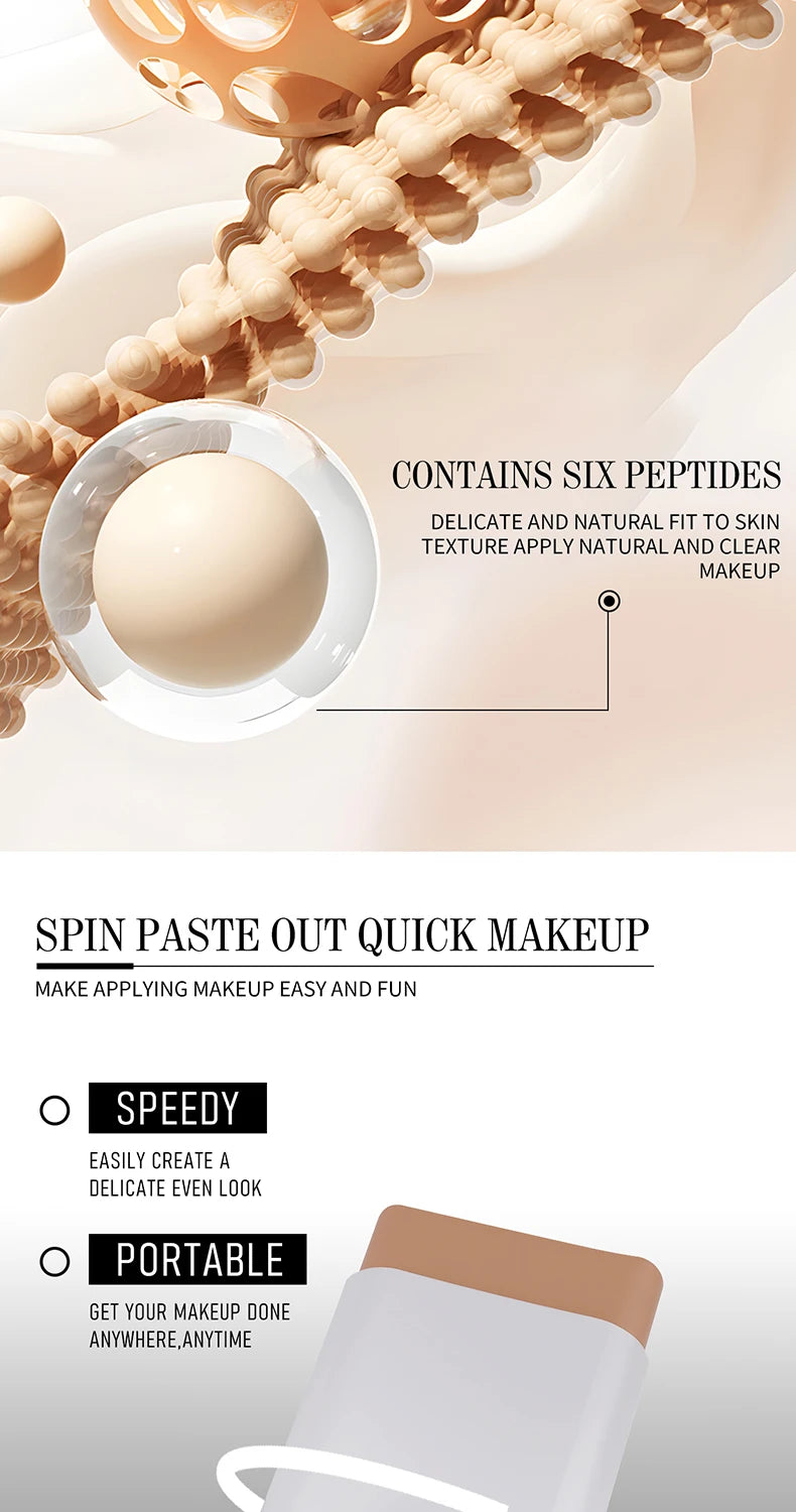 O'CHEAL Perfect Cover Stick Thin And Comfortable Concealer Foundation Cream Stick Instant Natural Waterproof Long-lasting Makeup Beauty World Shop