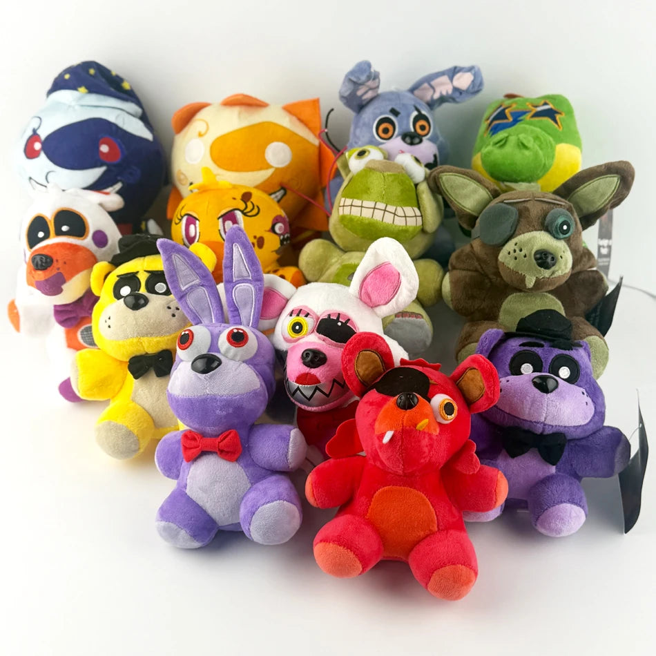 2026 Five Night At Freddy Fnaf Plush Cute Toys Doll Bonnie Bear Foxy Cartoon Stuffed Dolls Freddy Toys For Children Fans Gifts Beauty World Shop