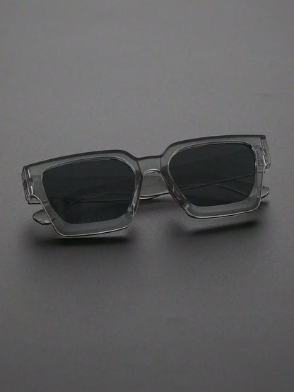 1/2 PC S Classic Fashion Square Plastic Frame Women Sunglasses For Men Daily Life Shades Eyewear Accessories. Beauty World Shop