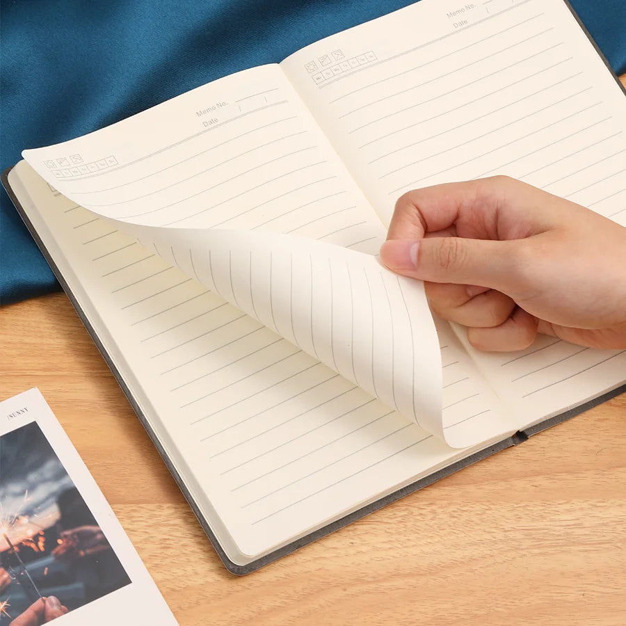 A5 Soft Leather Notebook, 120 Pages, Office Stationery, Waterproof Cover, Comfortable Touch, Hot Selling Beauty World Shop