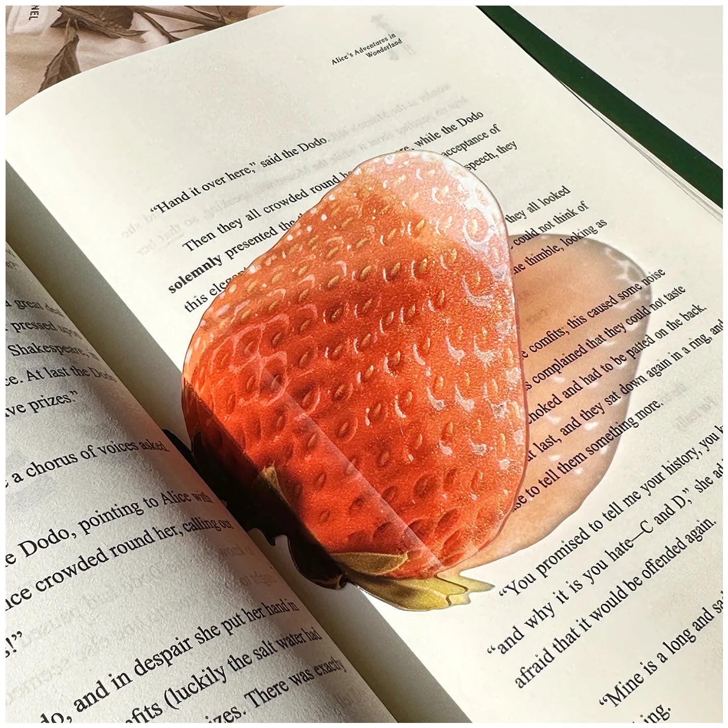 Delicate Transparent Acrylic Apple Bookmark Reading Mark Student Gift Premium Feeling Cute Grape Tomato Bookmarks Beauty World Shop