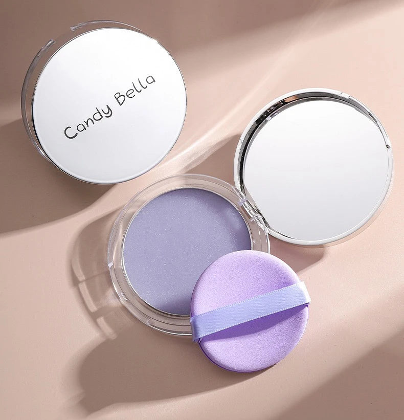 1PC Candy Bella Violet Cream To Powder Skin-friendly Skin Natural Face Long Lasting Oil-controlling Contouring Powder Cosmetics Beauty World Shop