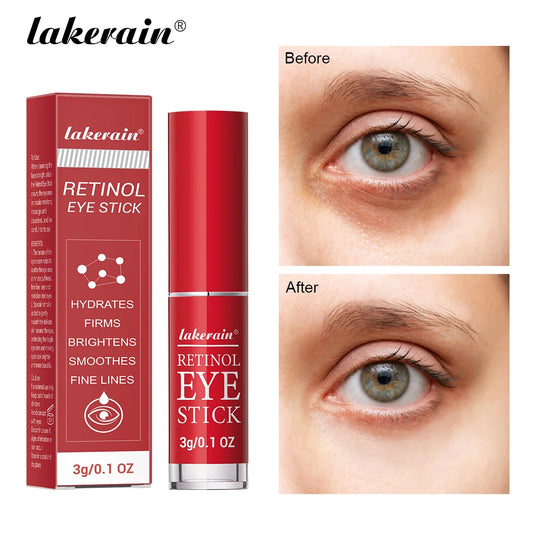 Lakerain Retinol Eye Cream Stick Moisturizing, firming Removing Eye Bags Lightening Lines And Smoothing Dark Circles Eye Cream Beauty World Shop