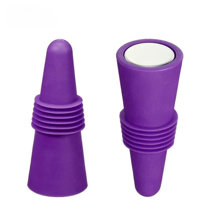 1PC Silicone Wine and Beverage Bottle Cap Set Leak Proof Champagne Bottles Sealer Stoppers Wine Cork Saver Stopper Reusable Beauty World Shop
