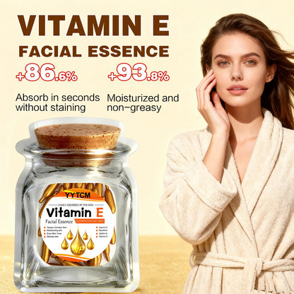 Vitamin E Deep Moisturizing Capsule Essence–Hydrates Smooths Skin. Formulated Squalane Vitamin 18/30/48/60/90/180 Capsules Beauty World Shop
