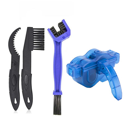 Bicycle Chain Cleaner Cycling Cleaning Kit Bike Wash Tool Set Bike Protection Oil Portable Outdoor Mountain Bicycle Repair Tools Beauty World Shop
