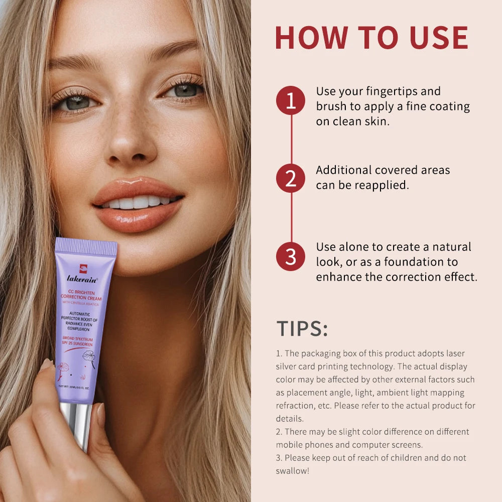 CC Cream erborian Centella Change Color Moisture Cream Makeup Foundation Full Coverage Magic Foundation Covering Korean Makeup Beauty World Shop