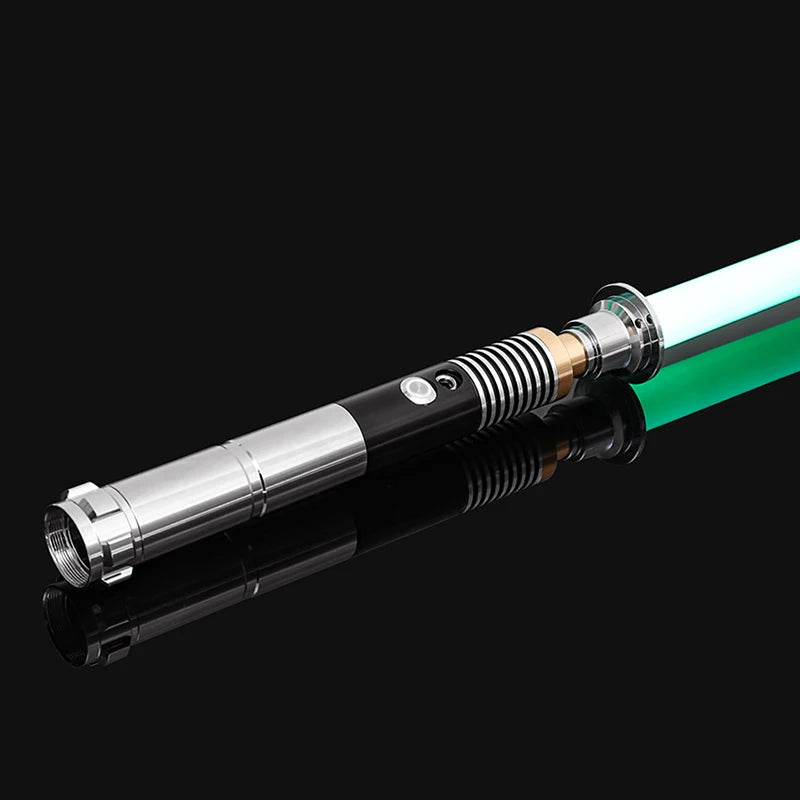 Luke RGB 16 Color Variable Metal Handle Lightsaber With Hitting Sound Effect FX Duel Lightsaber Metal Aluminum Handle Lightsaber Beauty World Shop