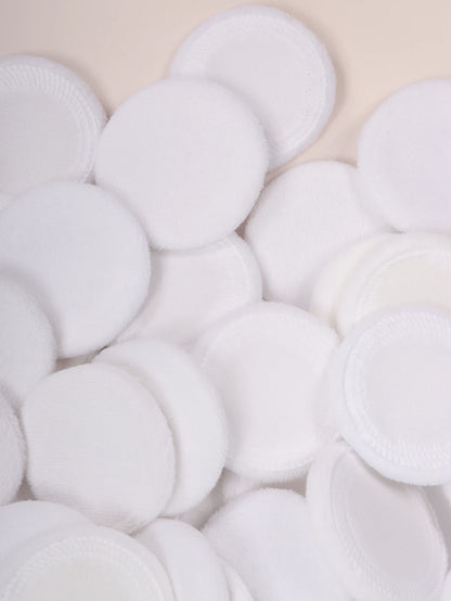 2-5-10-20Pcs Portable and Practical High-Grade White Round Powder Puff for Base and Fixing Makeup Beauty World Shop