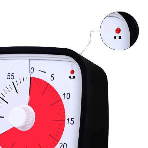Yunbaoit VT01 Upgraded 60 Minute Visual Timer with Protective Case Silent Countdown Timer for Kids Beauty World Shop
