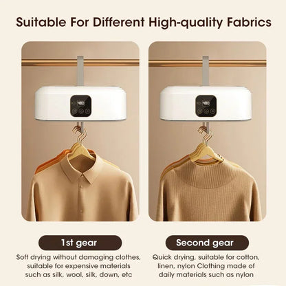 Portable Clothes Dryer Folded Electric Clothing Dryer Multifunctional Intelligent Timed Warm Laundry Dryer with Remote Control