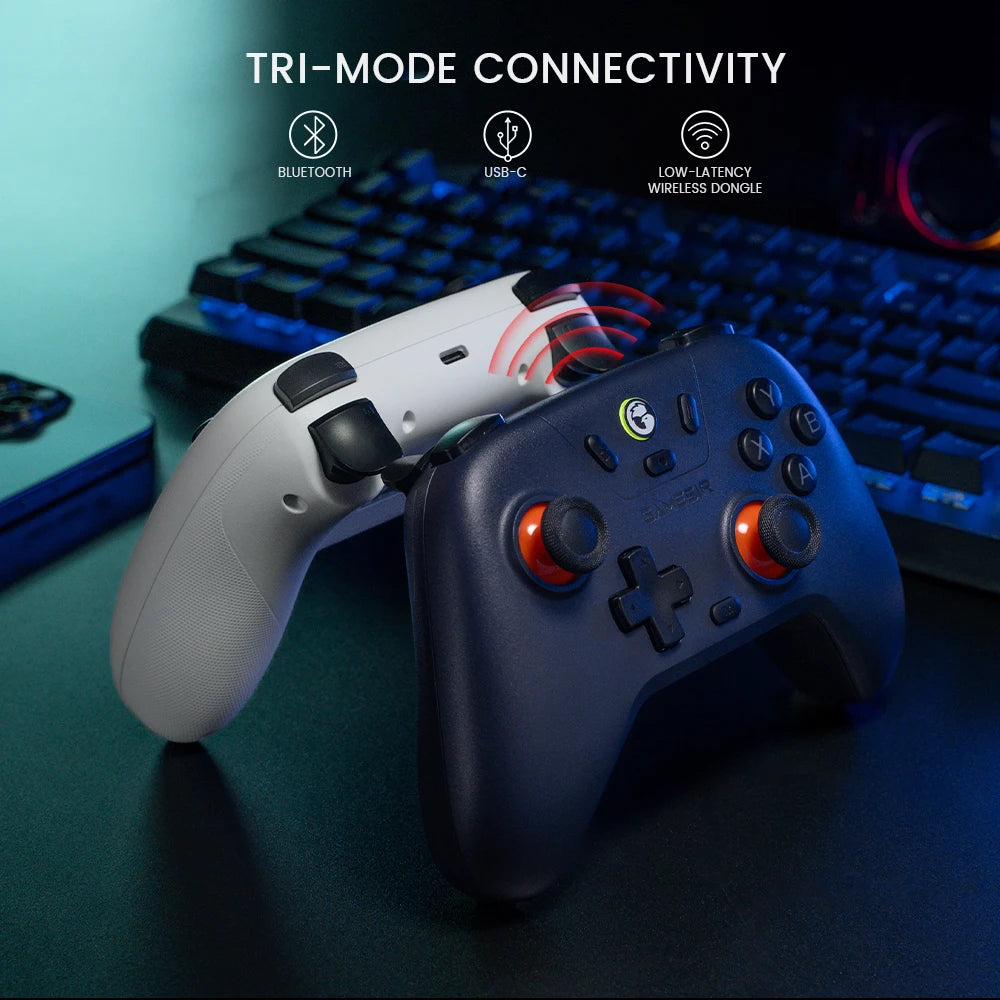 GameSir T4 Nova Lite Wireless Gamepad Game Controller for Switch, Android, IOS, PC & Steam Games Hall Effect Stick Beauty Fashion