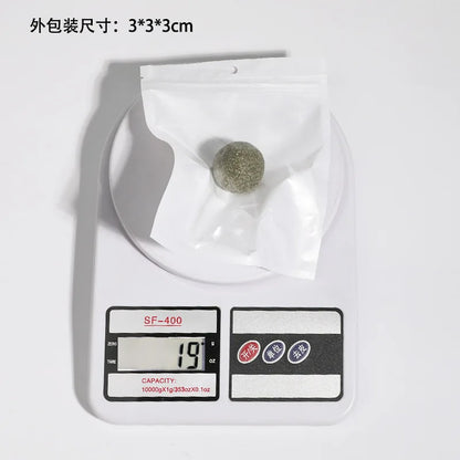 New Cat Mint Toy Rotating Cat Mint Ball Baby Cat Snacks Cat Grass Plant Hair Transformation Cat Pet Products Catnip