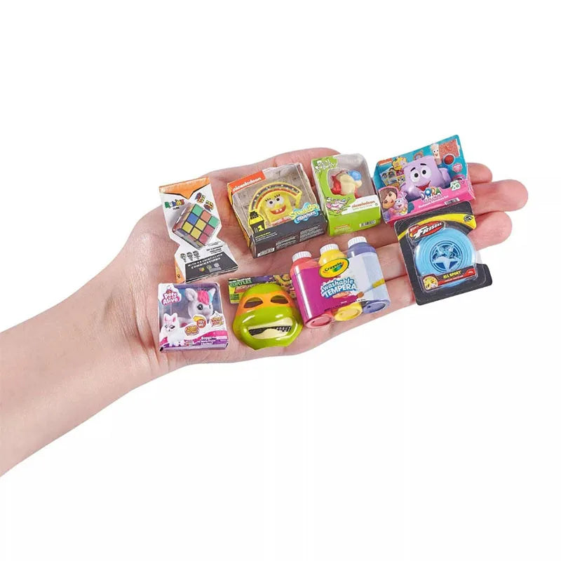 5 Surprise Mini Brands Series 1 by ZURU Mystery Real Miniature Collectible Toy Capsule Anime Figure Toy Birthday Surprise Gift Beauty World Shop