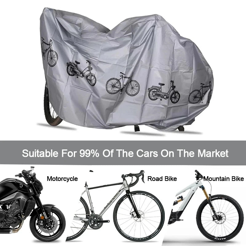 Bicycle Cover Outdoor Protection MTB Bicycle Case Cover Waterproof Dustproof Anti-UV Bike Gear All Seasons Bike Accessories Beauty World Shop
