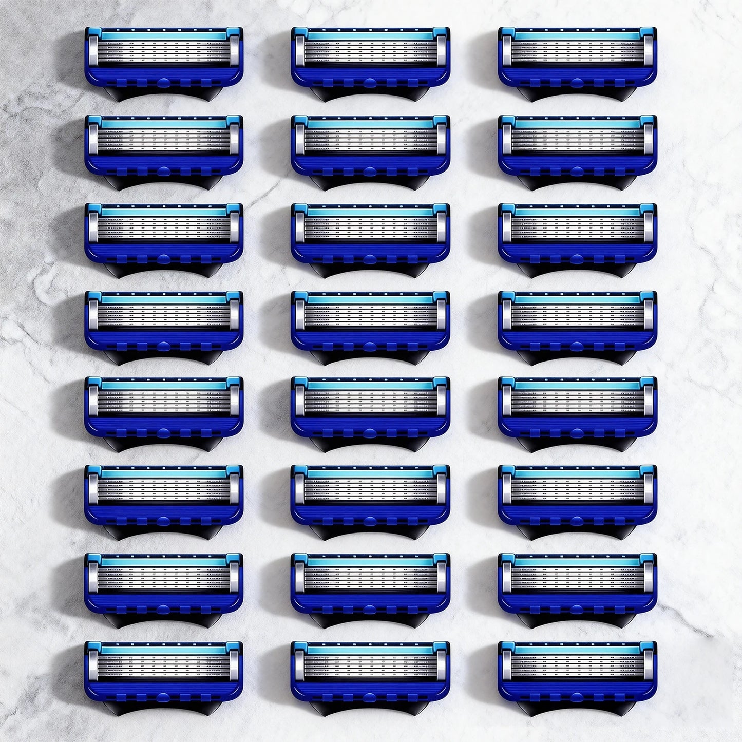 Manual Shaving For Men Replace Head Five Layer Blade Eight Comfortable Shaving Blades The Latest Blue No Skin Damage Uncharged Beauty World Shop