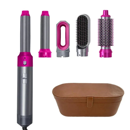 5 in 1 Hair Dryer Brush Hot Comb Set Professional Curling Iron Hair Straightener Styling Tool For Professional Hair Dryer Beauty World Shop