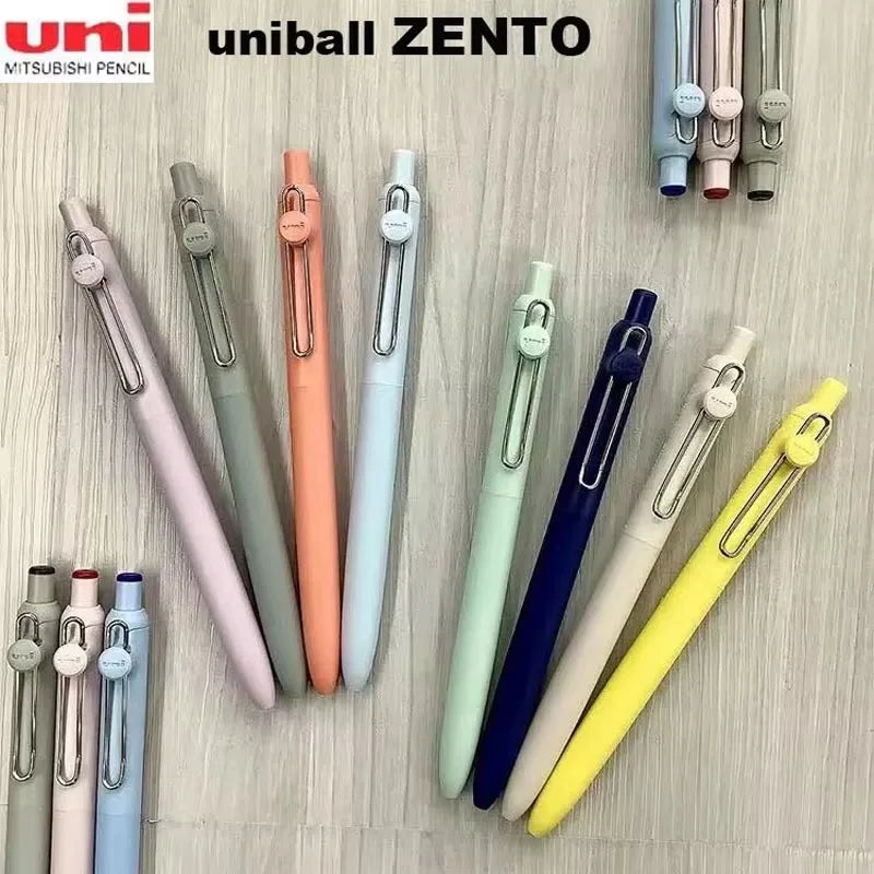 uniball ZENTO Standard 0.38/0.5mm Gel Pens,Water-Based Smooth Writing Roller Ball Pens Fit for a variety of occasions Stationery Beauty World Shop