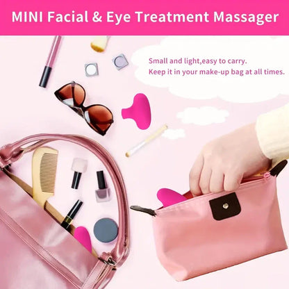 Pocket Mini Ring Face and Eye Massager Portable USB Charging Waterproof Face Eyes Body Relieve Fatigue Facial Skin Care Tools Beauty World Shop