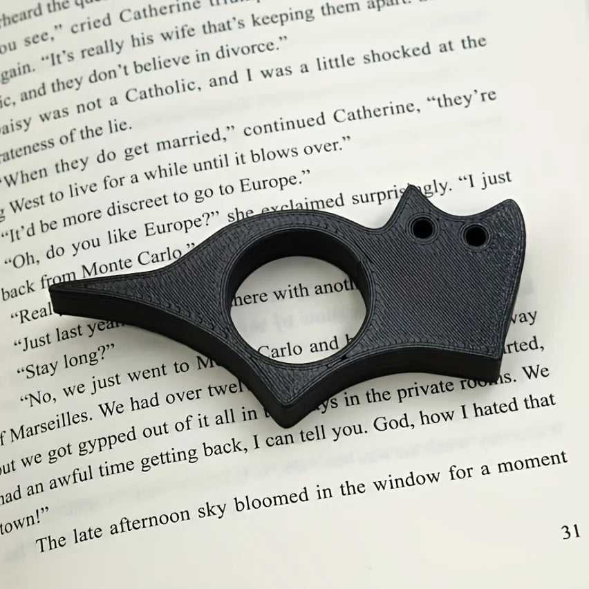 Ergonomic Cat-Shaped Thumb Bookmark  Reading Aid  Page Holder  Prevents Hand Pressure, Sweat, and Slipping Beauty World Shop