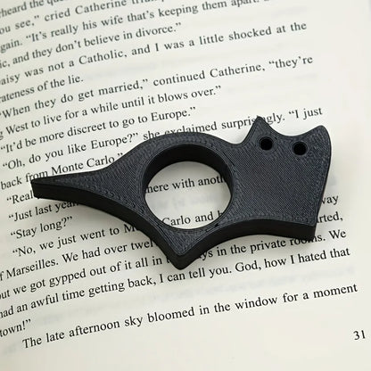 Ergonomic Cat-Shaped Thumb Bookmark  Reading Aid  Page Holder  Prevents Hand Pressure, Sweat, and Slipping Beauty World Shop