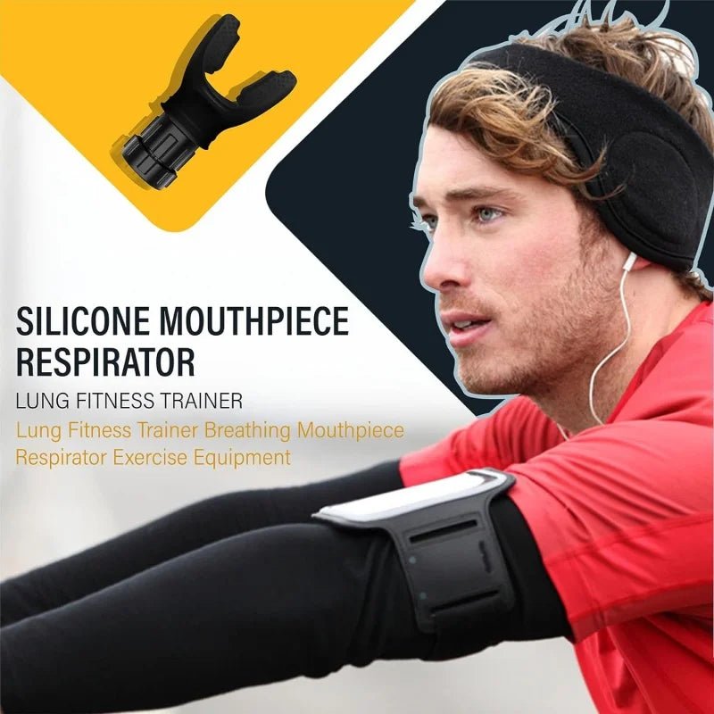 Silicone Breathing Fitness Exercise Equipment Portable Throat Adjustable Resistance Breathing Exercise Device Beauty World Shop