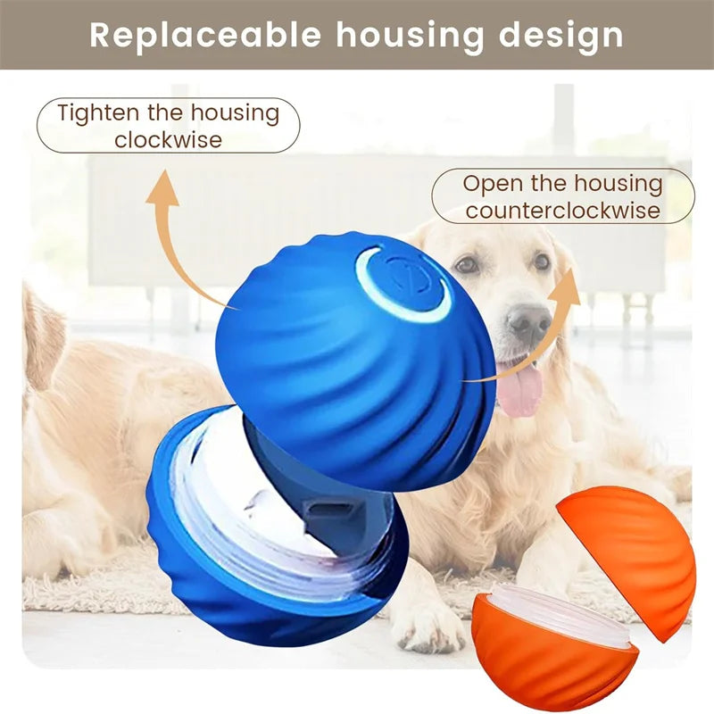 Smart Dog Toy Ball Electronic Interactive Pet Toy Moving Ball USB Automatic Moving Bouncing for Puppy Birthday Gift Cat Products Beauty World Shop