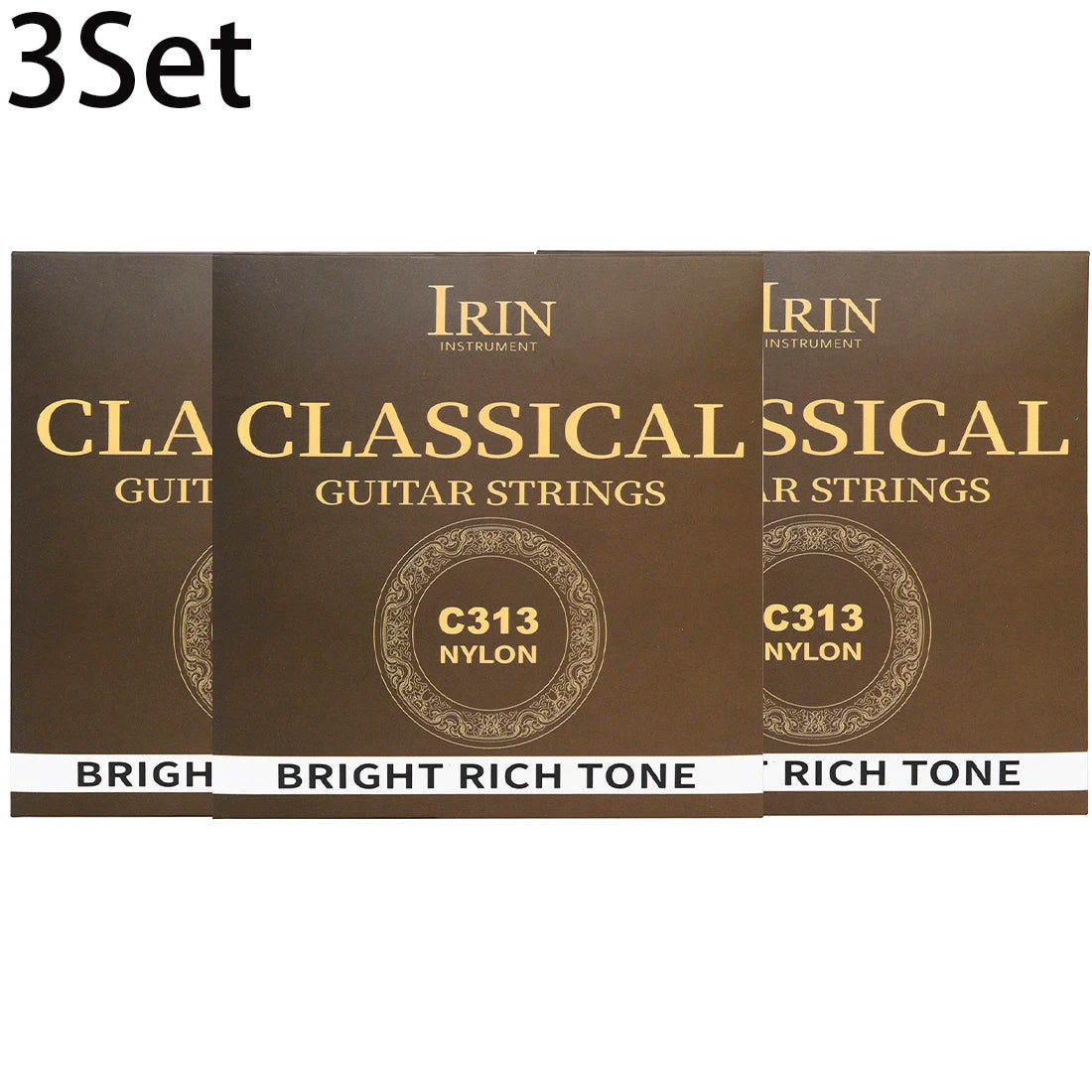 6 Pcs Strings Classical Guitar Strings Black Clear Nylon Guitarra Strings Sliver Plated Copper Wound String Guitar Accessories Beauty World Shop