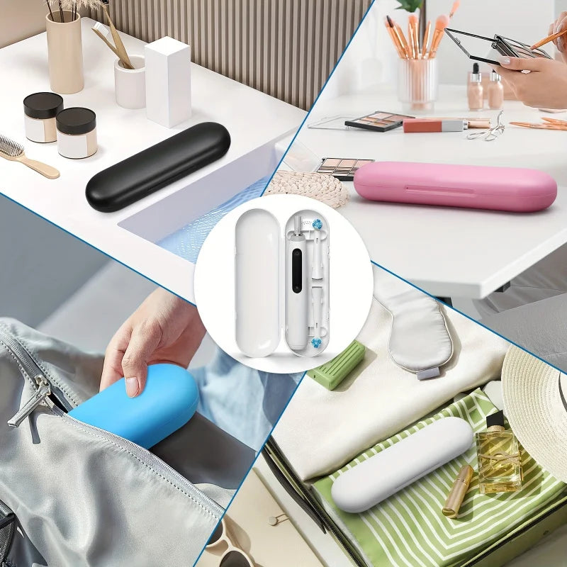 Electric toothbrush travel case，Portable dust-proof storage box，AdaptationOral-B iO Series electric toothbrushes Beauty World Shop