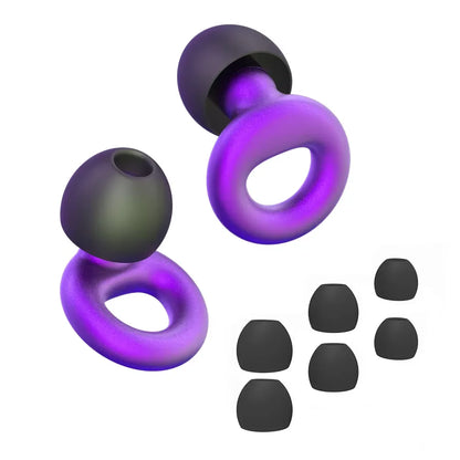 Silicone Earplugs for Swimming Sleep Noise Cancel Noise Reduction-Soundproof Reduce Disturbances -Quality loop Earplugs Beauty World Shop