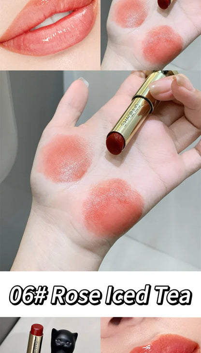 SHAQINUO Meowoqinqin Moisturizing Color Lip Balm, anti-dryness and crack fade lip lines Student Moisturizing lipstick Beauty Trend Shop